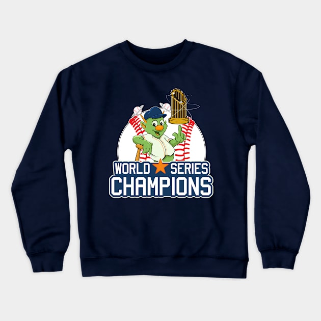 World Series Champion Astros Baseball Crewneck Sweatshirt by GAMAS Threads